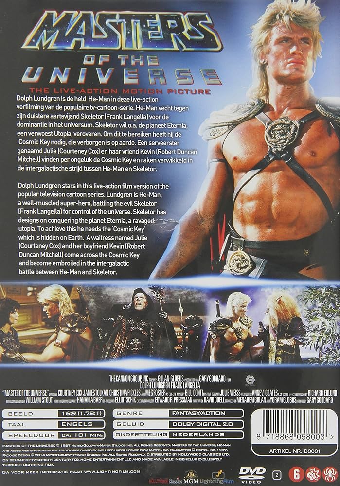 Amazon.co.jp: Masters Of The Universe (1987) : DVD